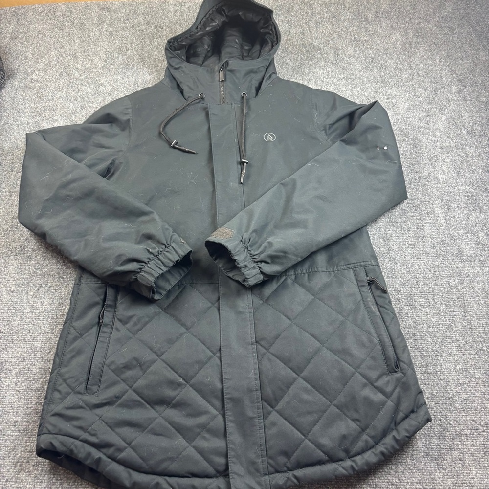 VOLCOM Women’s Black Winrose Insulated Snow Winter Jacket Coat size:Large